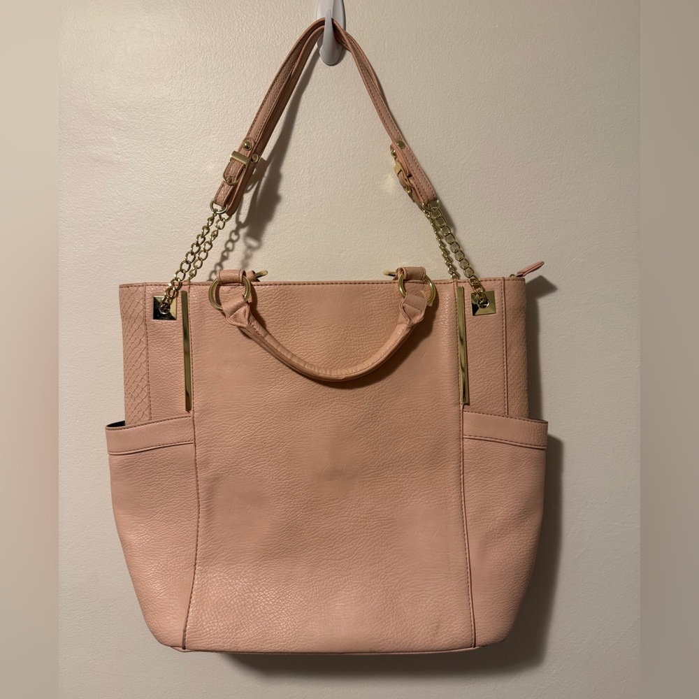 Olivia + Joy Light Pink Large Shoulder/Tote Bag